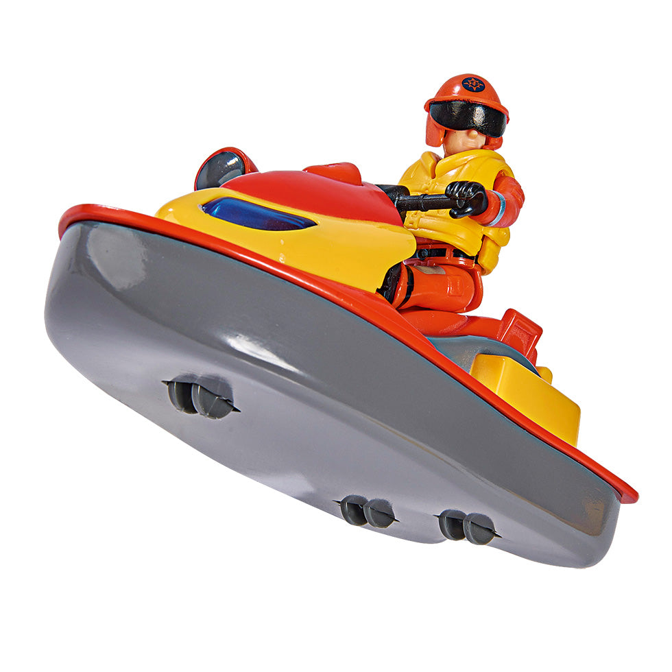 Simba pompier sam juno jet ski avec figurine