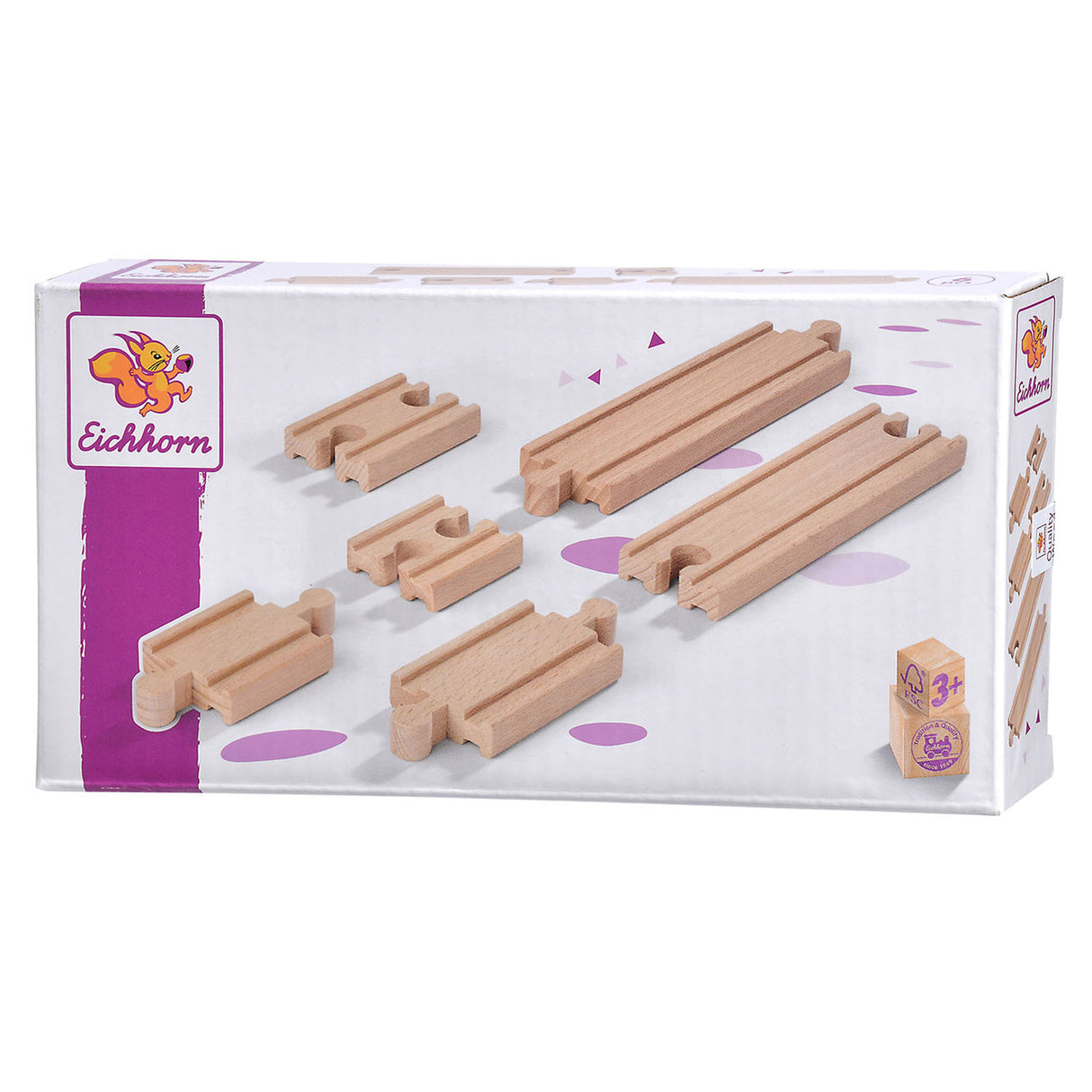Kit d'extension de voies ferrées Eichhorn, 6 pcs.