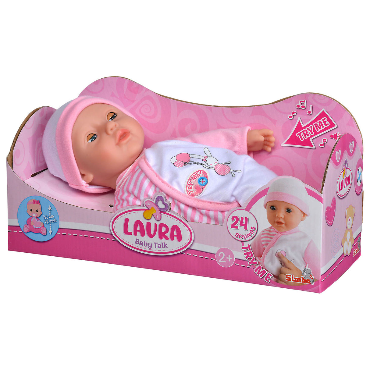 Simba - Laura - poupée - baby talk - 30cm