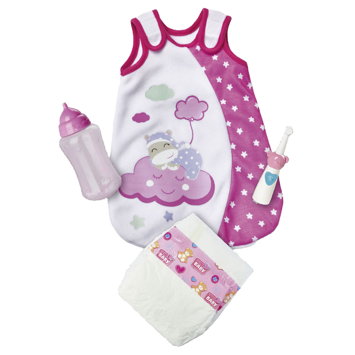 Ensemble de couchage et accessoires pour poupée bébé Simba Laura