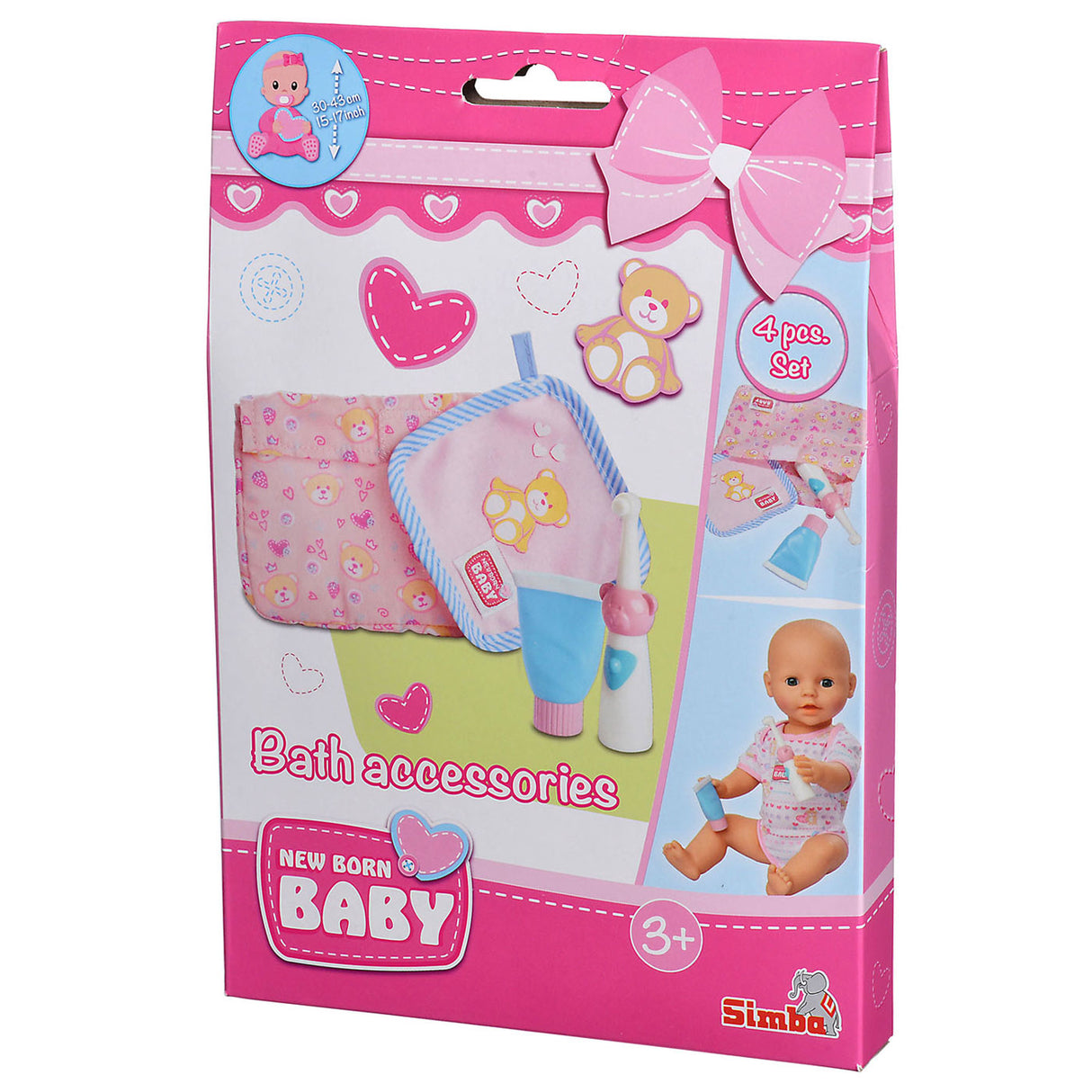 Accessoires de bain pour bébé de nouveau-né, 4DLG.