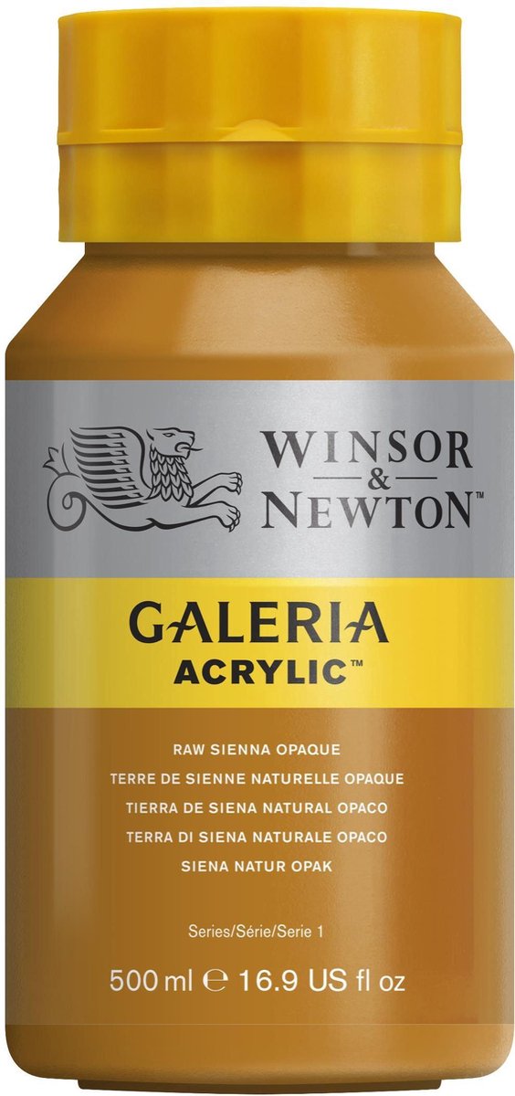 Winsor Newton Galeria acrylique 500ml sienne brute opaq