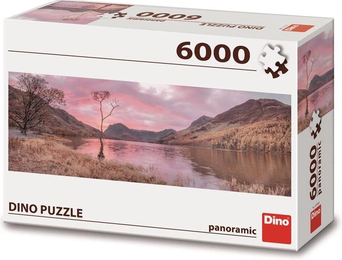 Puzzle dinosaure Dinotoys - Lac Buttermere en Angleterre - 6000 pièces