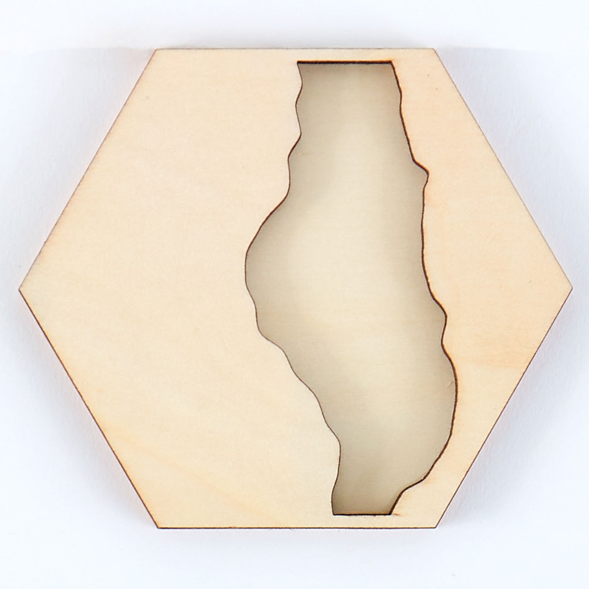 Mod podge • moules en bois pour sous-verres époxy 5 pièces
