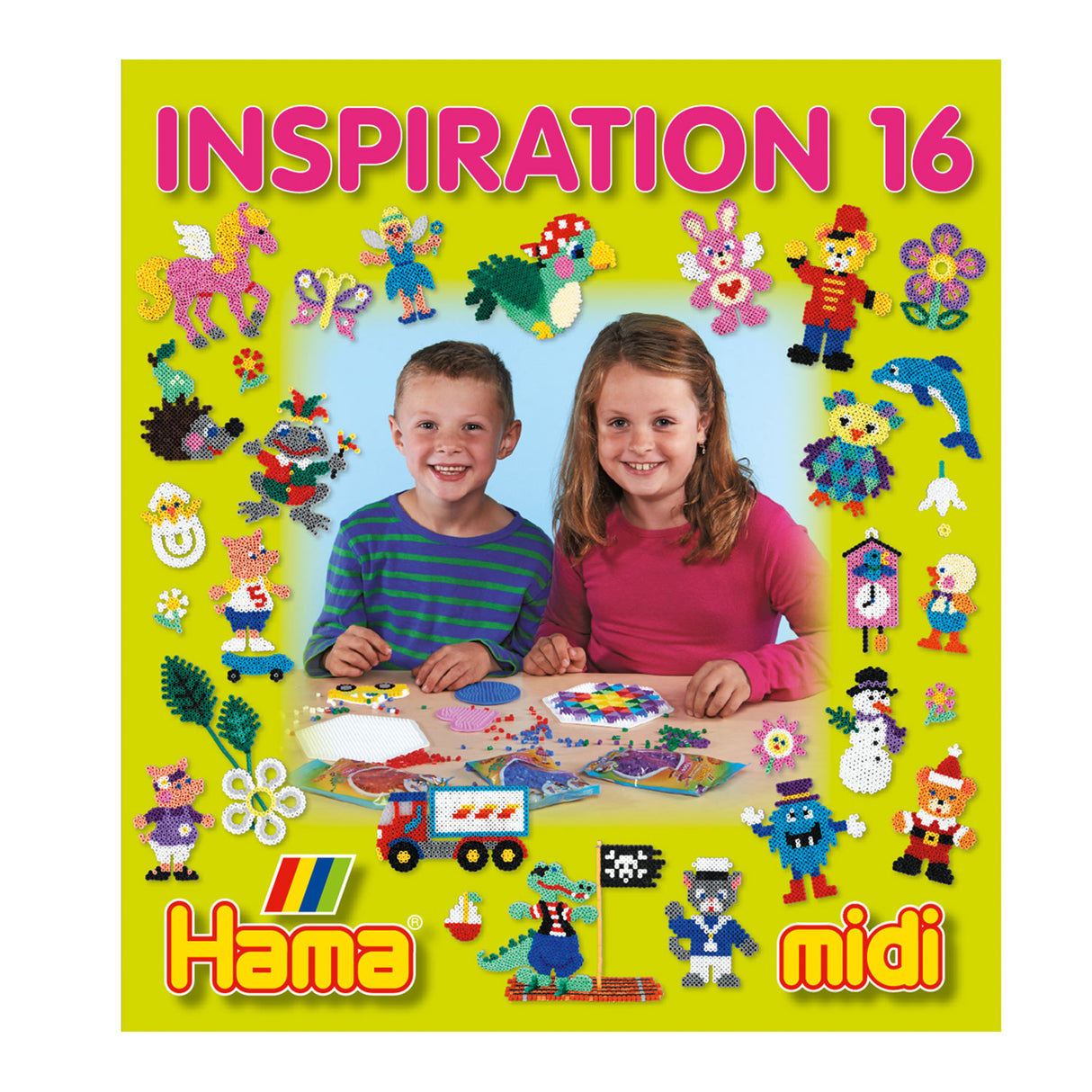 Livret d'inspiration perles thermocollantes Hama midi, no. 16