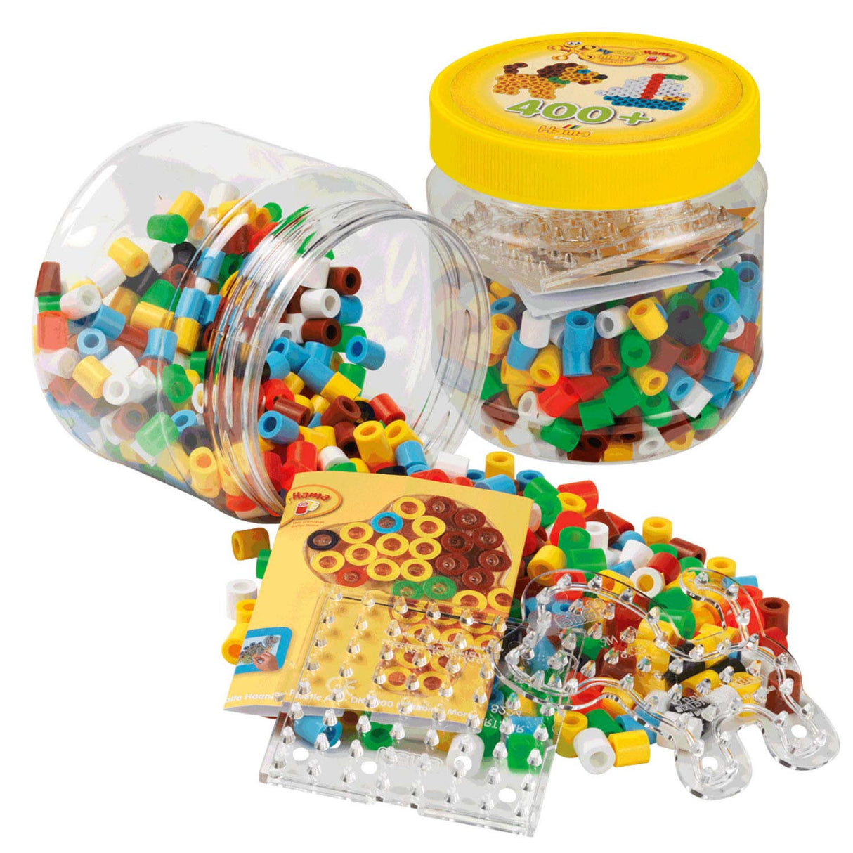 Hama perles thermocollantes maxi set en pot 400+ pièces