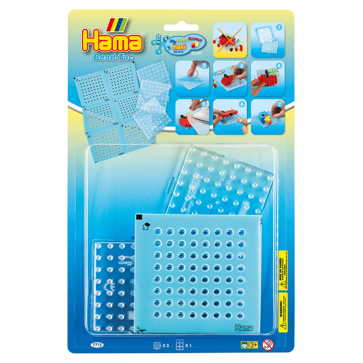 Planches à repasser Hama Maxi Bead-Tac, 3 pcs.