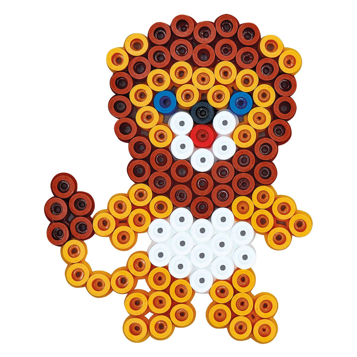 Hama maxi plaques de perles à repasser lion et éléphant