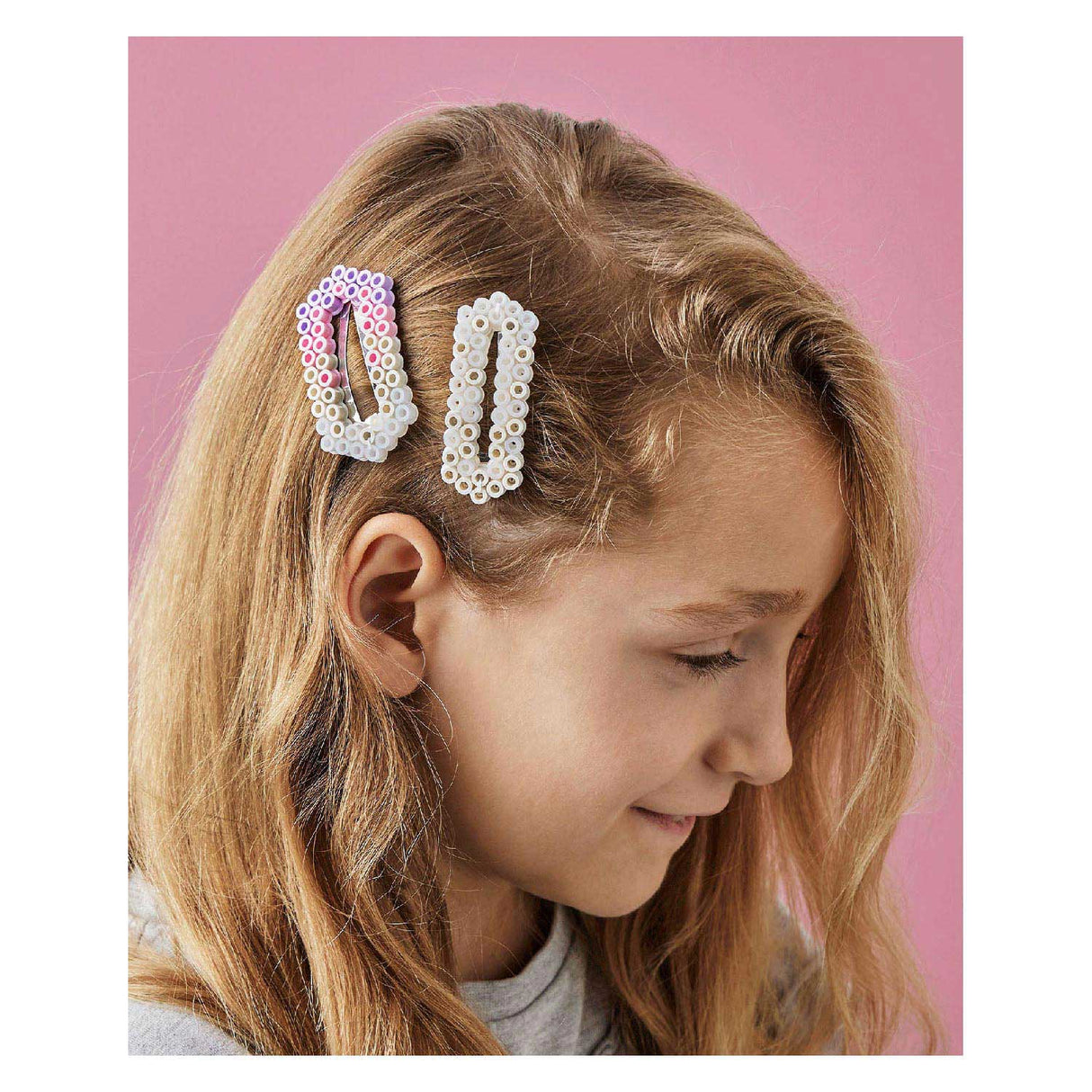 Sans marque sans marque hama midi ensemble de perles à repasser boîte d'activités 11 modèles (2400 pcs.)