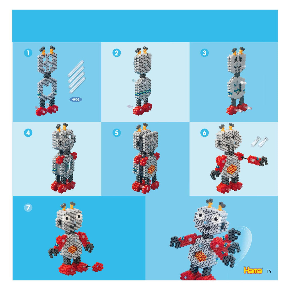 HAMA STRING BEADS Inspiration Booklet numéro 18