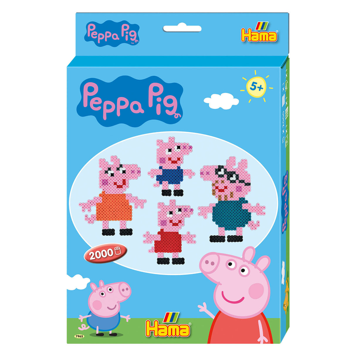 Hama Ironing Bead Set - Peppa Pig, 2000st.