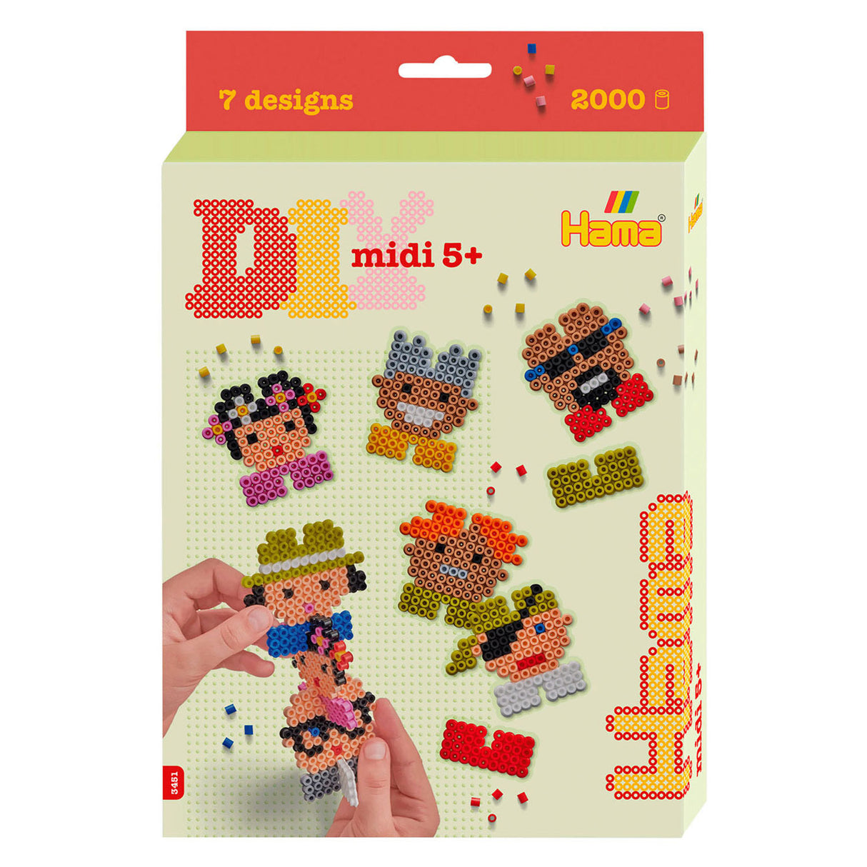 Set de perles thermocollantes Hama - pixel 8, 2000 pcs.