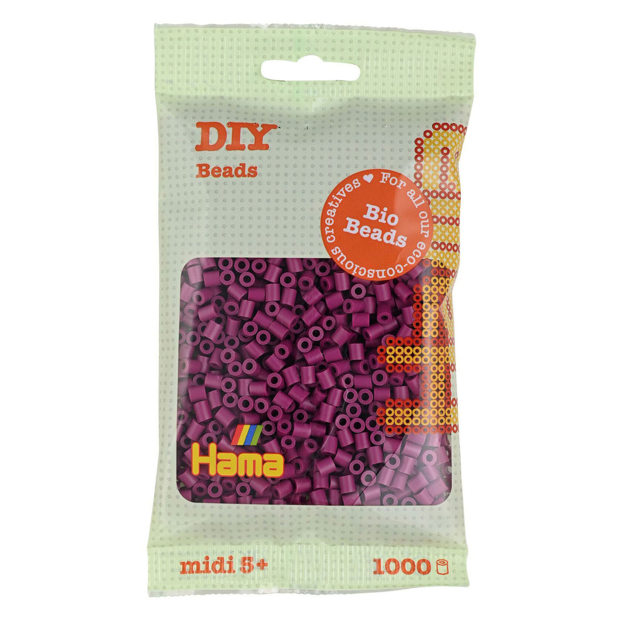 HAMA Bio String Beads - PRUIM (082), 1000st.