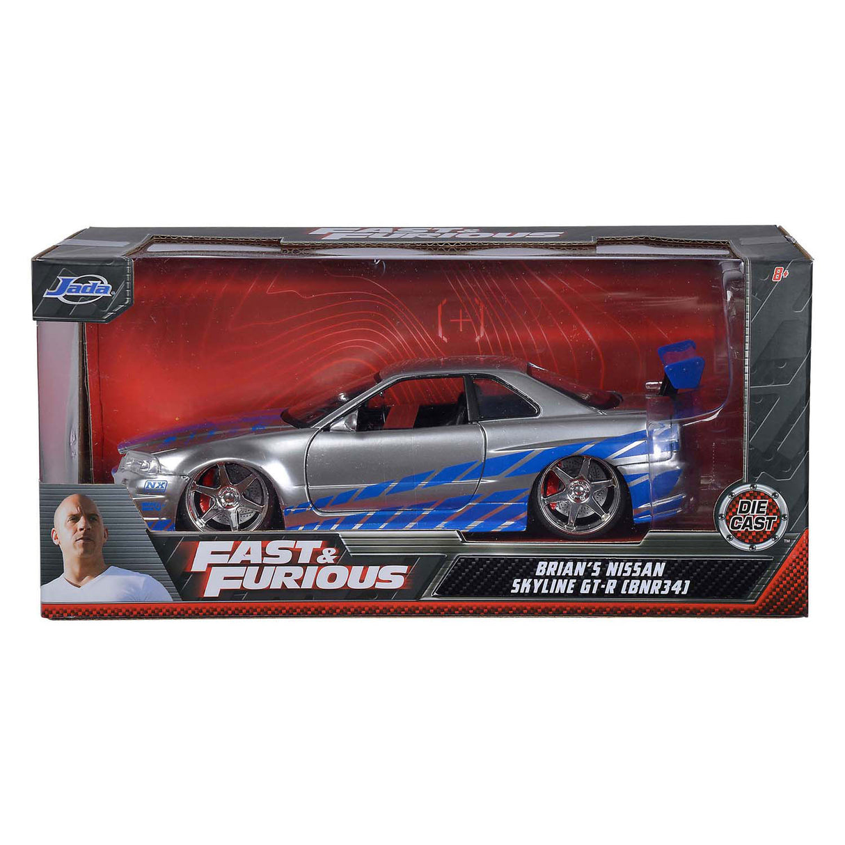 Jouets Jada - Fast Furious 2002 Nissan Skyline 1:24 - 9397158314r00