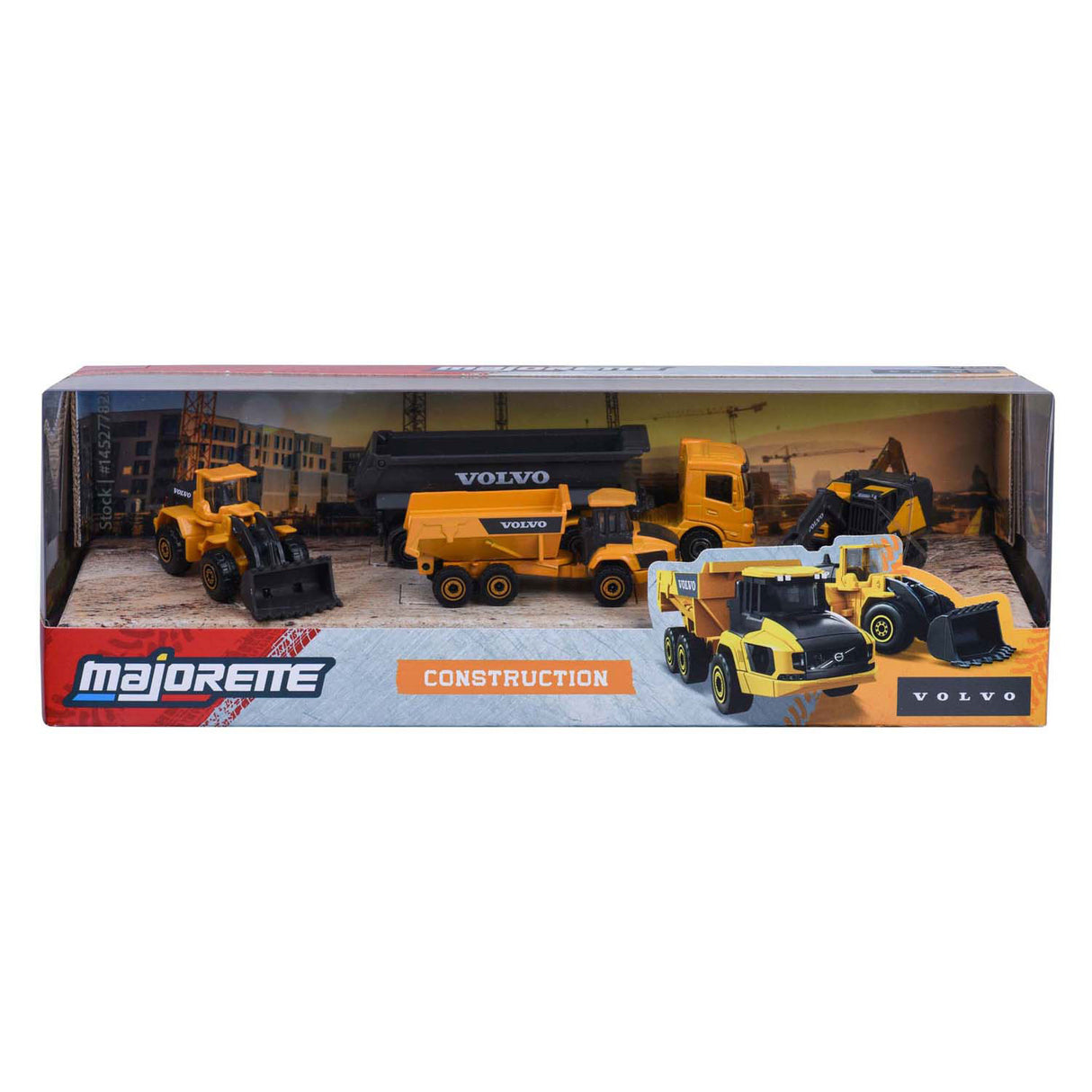 Majorette Volvo construction, 4 pièces.