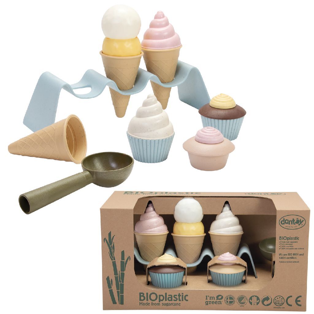 Ensemble de glaces jouets Dantoy, 15 pièces.