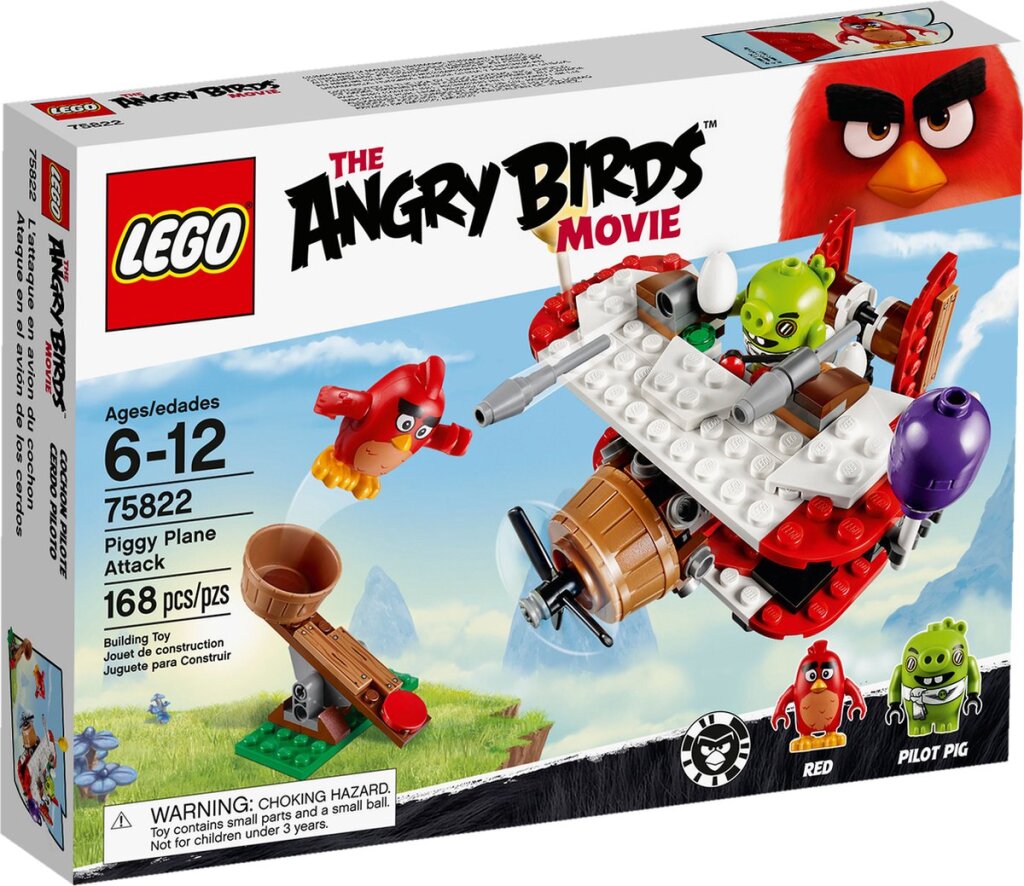 Lego LEGO 75822 L'attaque du cochon en avion d'Angry Birds