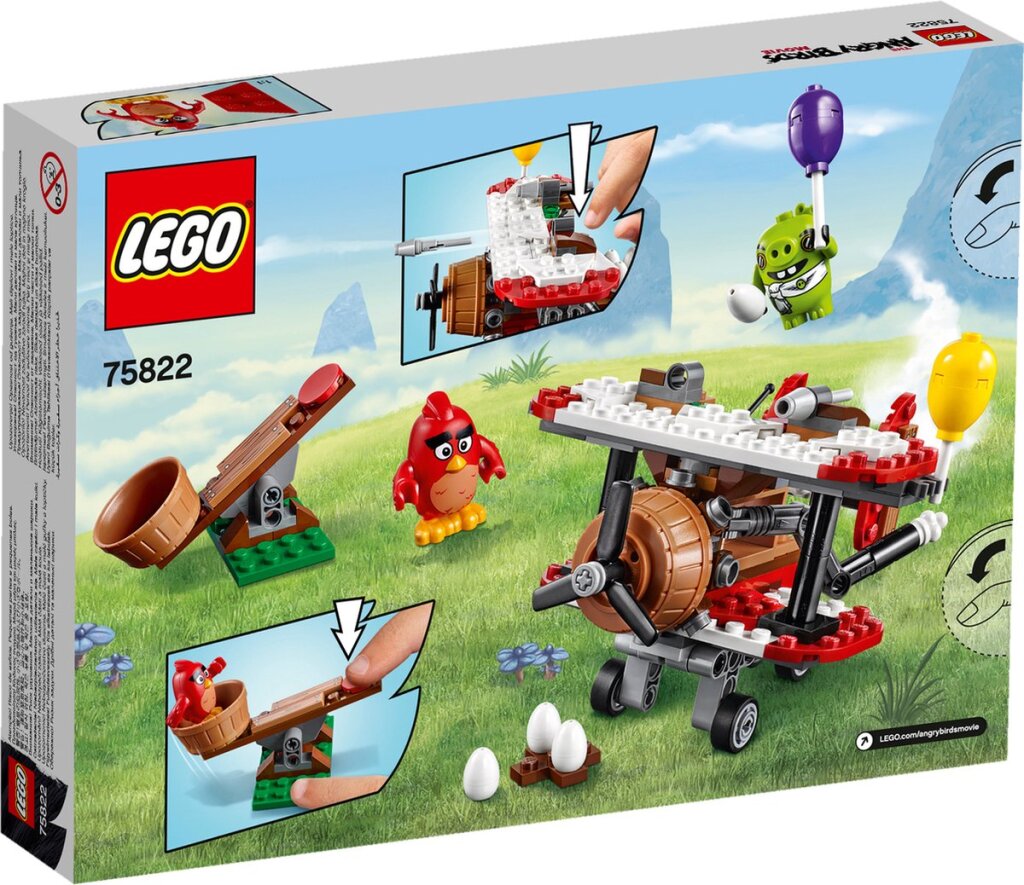 Lego LEGO 75822 L'attaque du cochon en avion d'Angry Birds