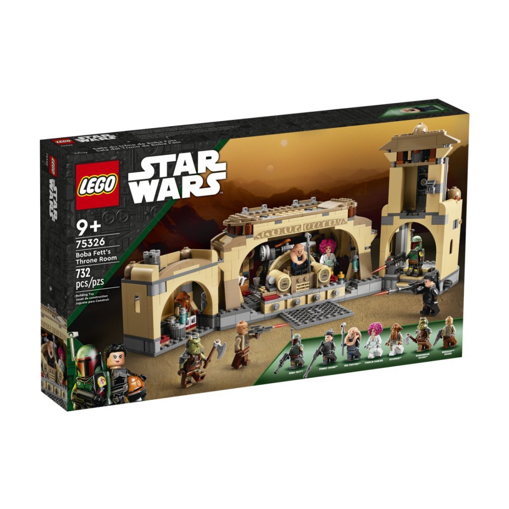 Lego Star Wars 75326 La salle du trône de Boba Fetts