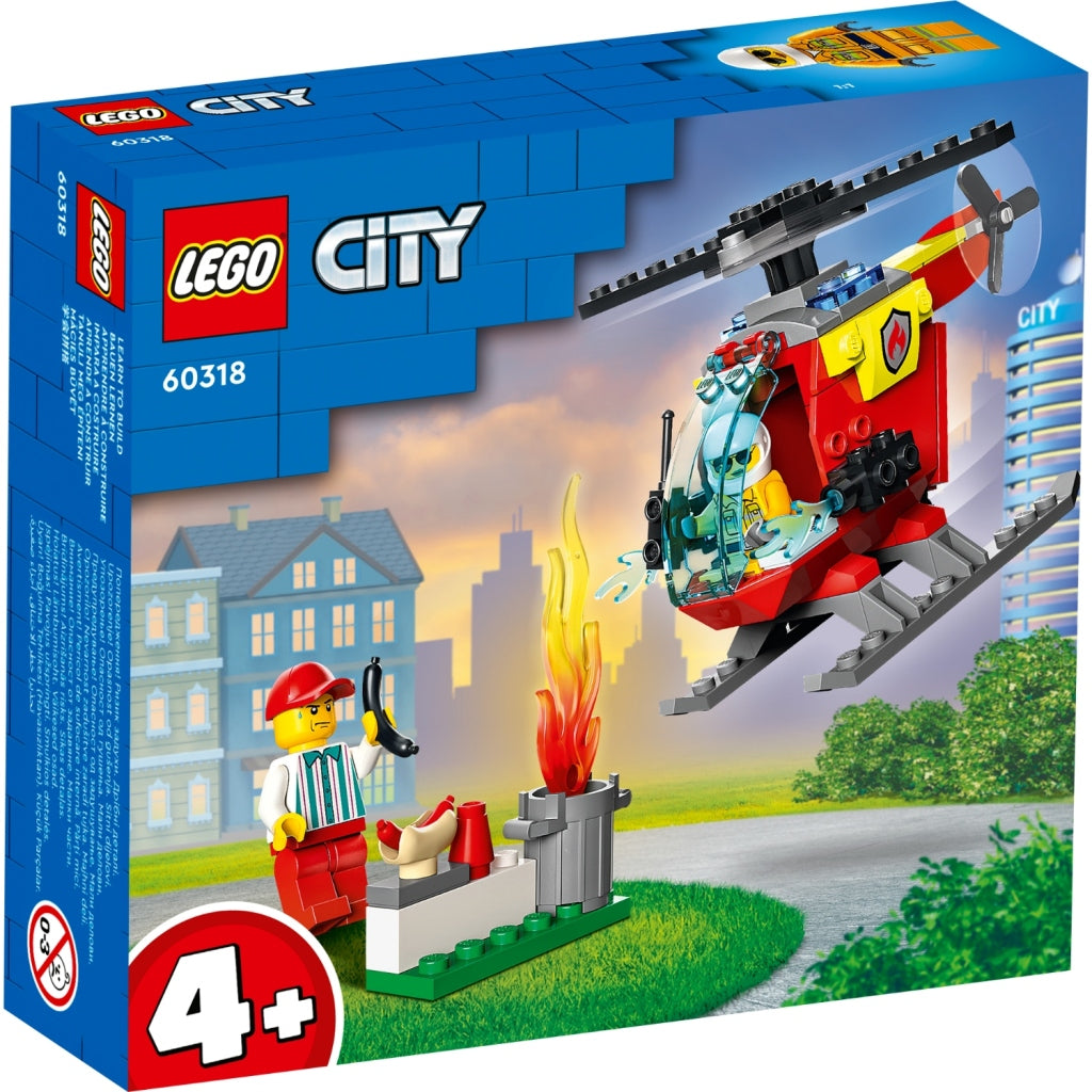 Lego City 60318 L'hélicoptère de pompiers
