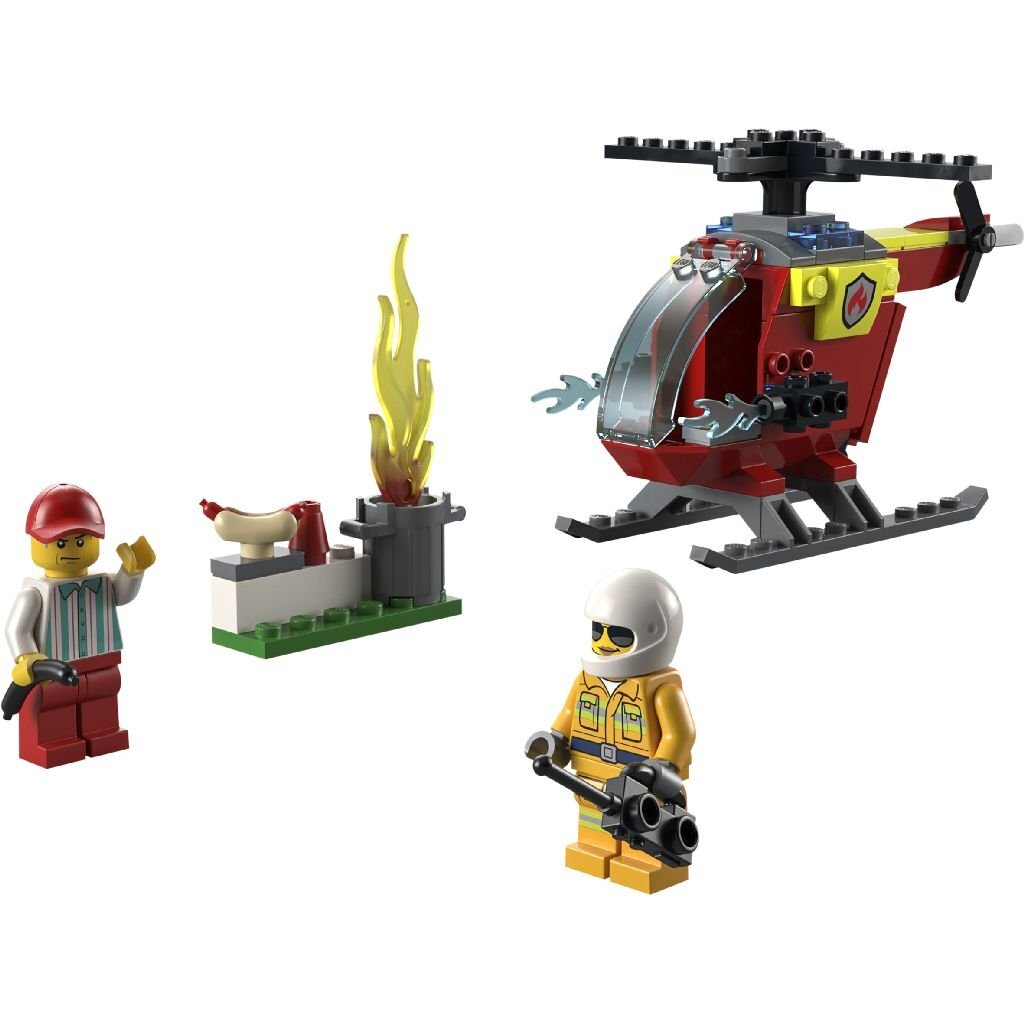 Lego City 60318 L'hélicoptère de pompiers