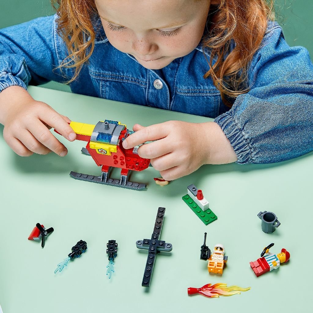 Lego City 60318 L'hélicoptère de pompiers
