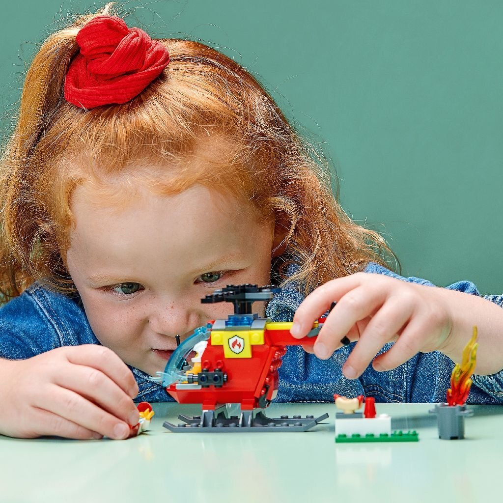 Lego City 60318 L'hélicoptère de pompiers