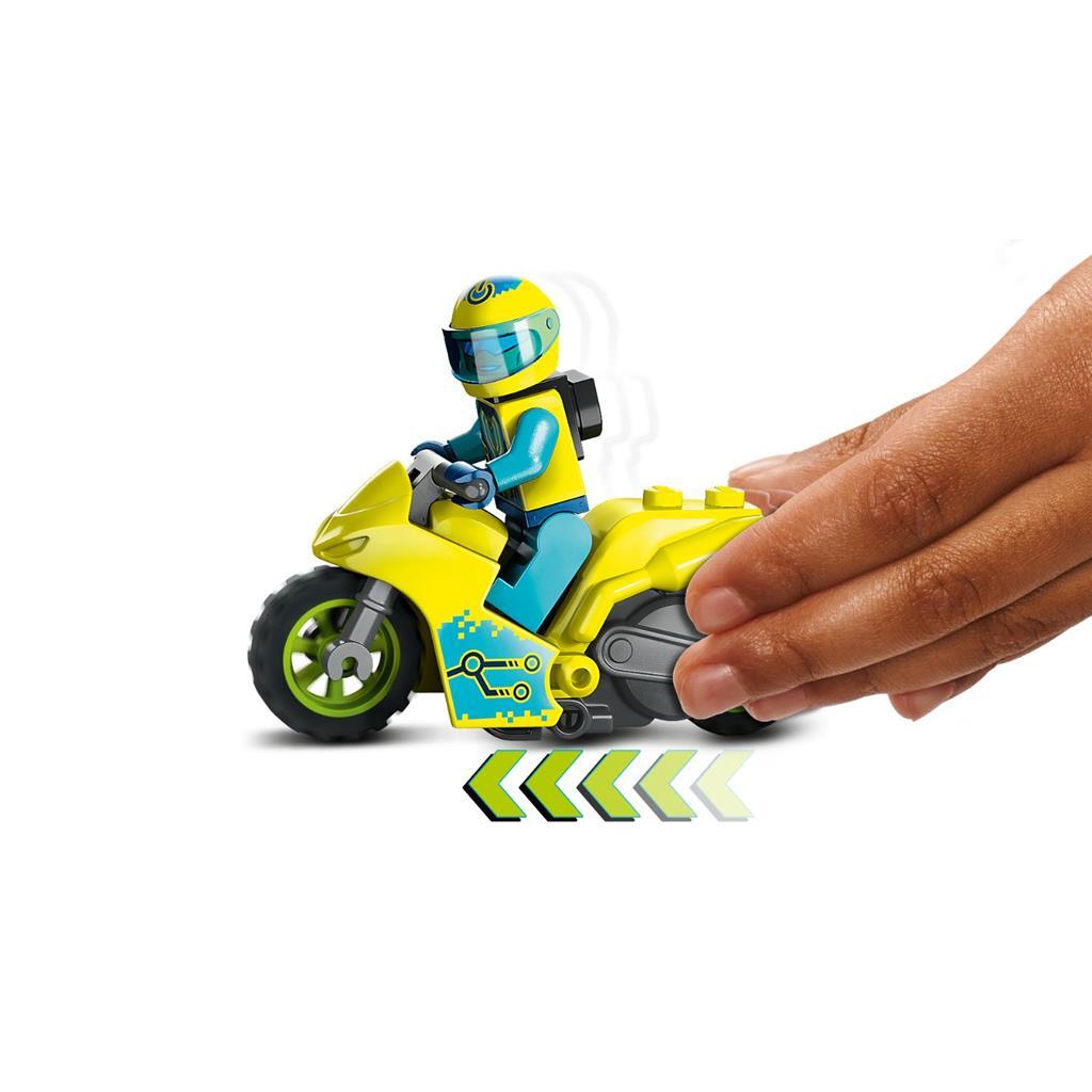Lego city 60358 La cyber-moto cascadeuse