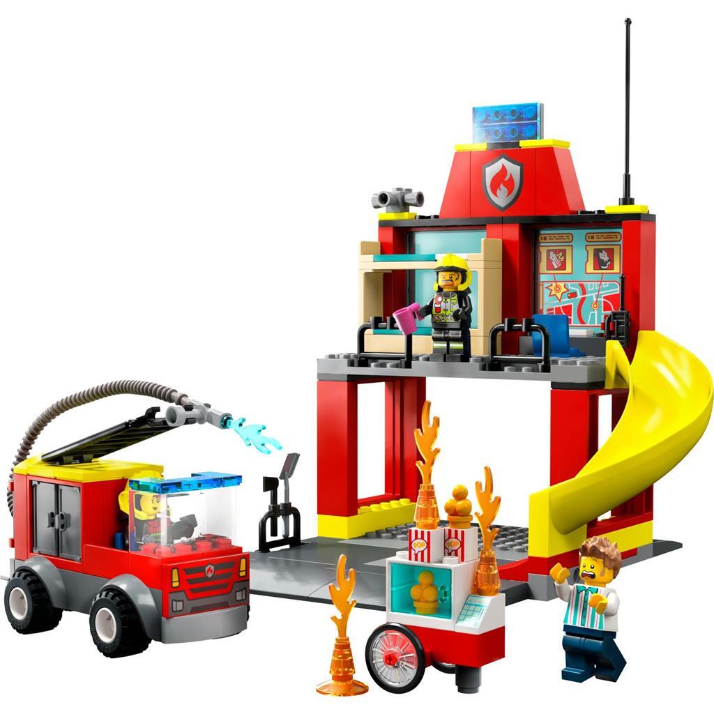 City 60375 Pastre de pompiers et camion de pompiers