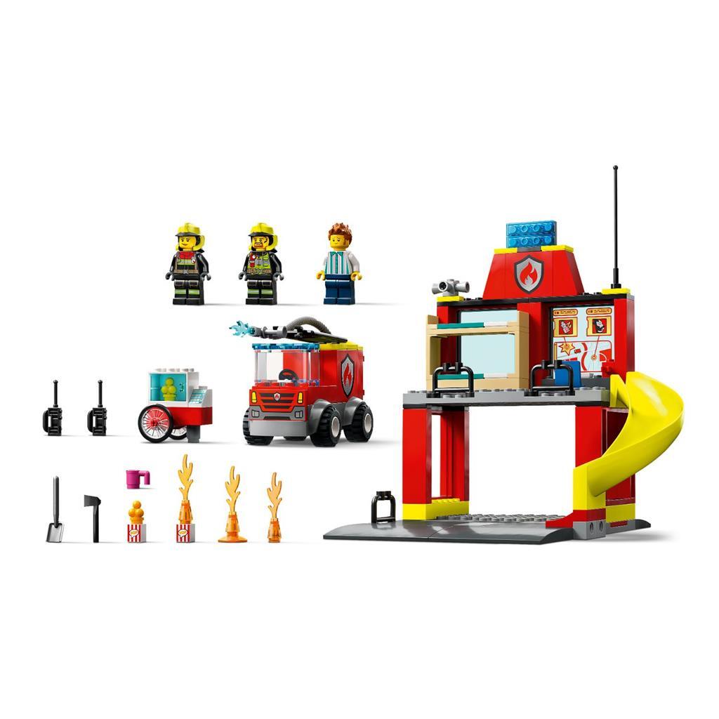 City 60375 Pastre de pompiers et camion de pompiers