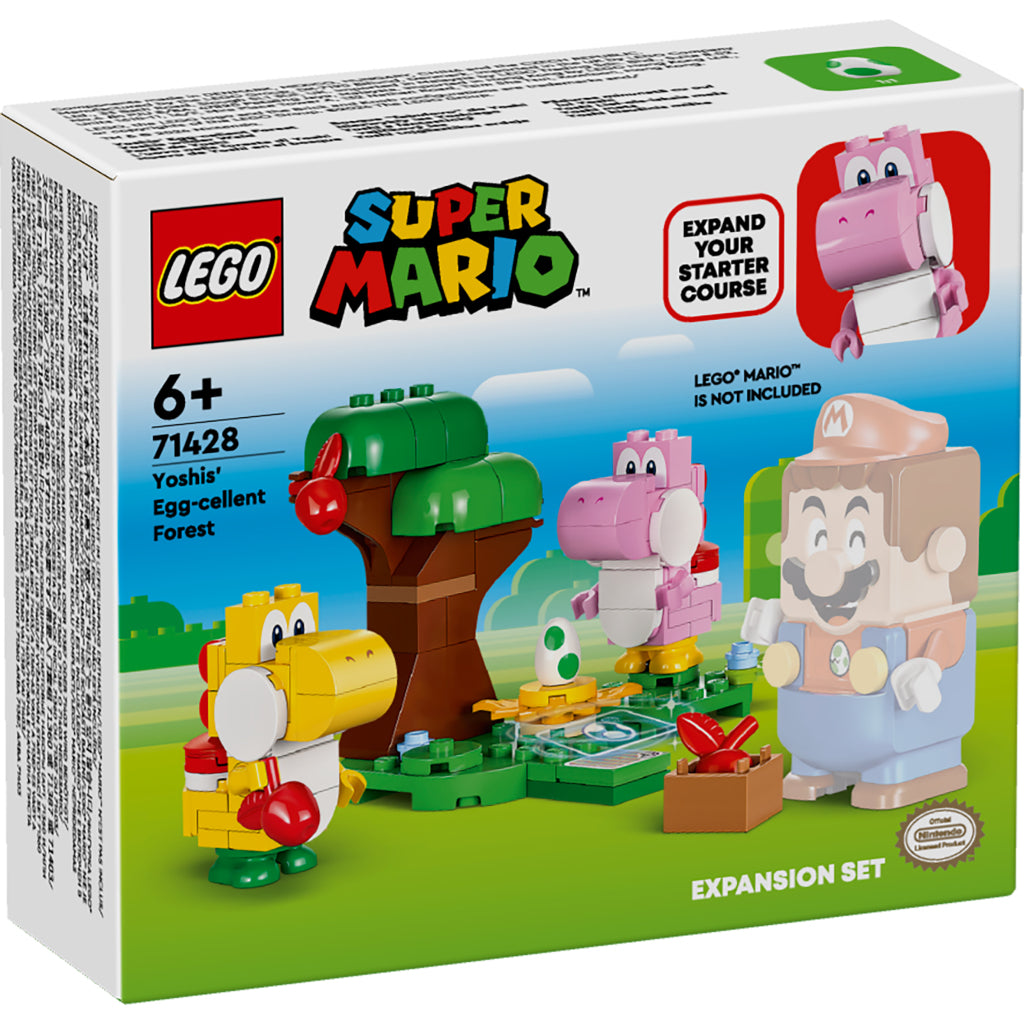 Lego 71428 L'œuf de Super Mario Yoshi, l'excellente forêt