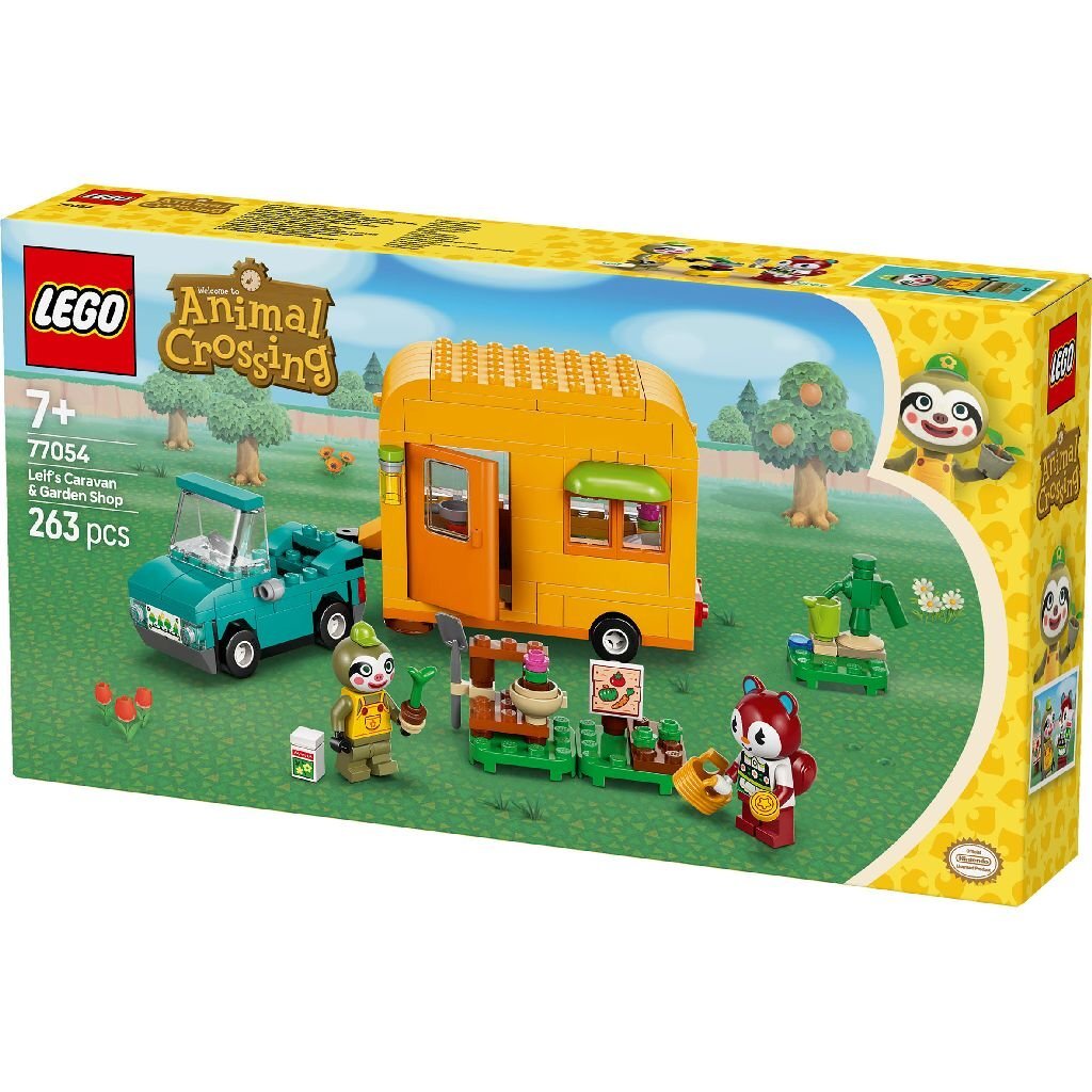 Lego animal traversant 77054 caravane et magasin de jardinage de Leifs