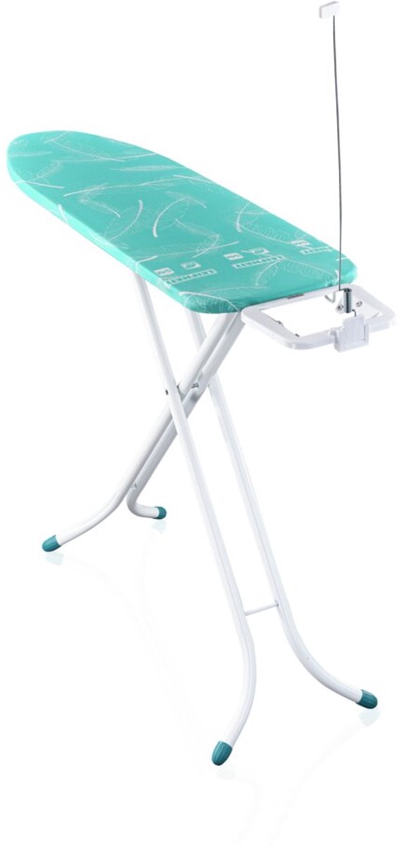 Leifheit planche à repasser air board m compact - 120x38 cm - turquoise