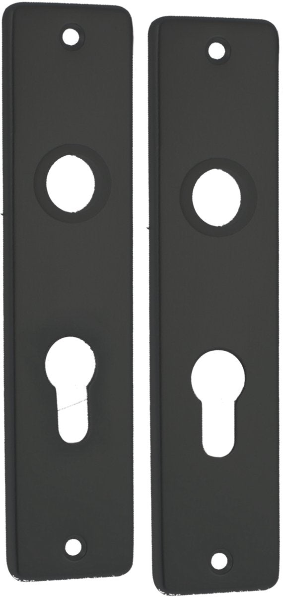 Starx kortschild pc55 – aluminium – zwart