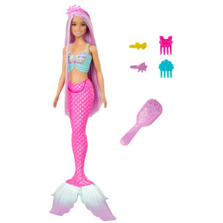 Mattel sirène pop avec des cheveux fantastiques de 18 cm