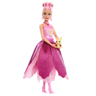 Barbie révèle fleur surprise tulipe rose
