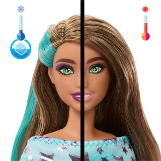 Barbie party sans boîte 2 1 poupée avec robe bleue