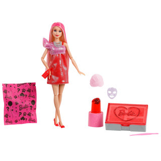 Barbie révèle une fête de déballage de la poupée rouge glamour