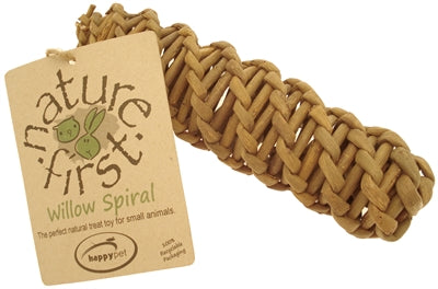 Saule en spirale de jouet à ronger pour animaux de compagnie heureux