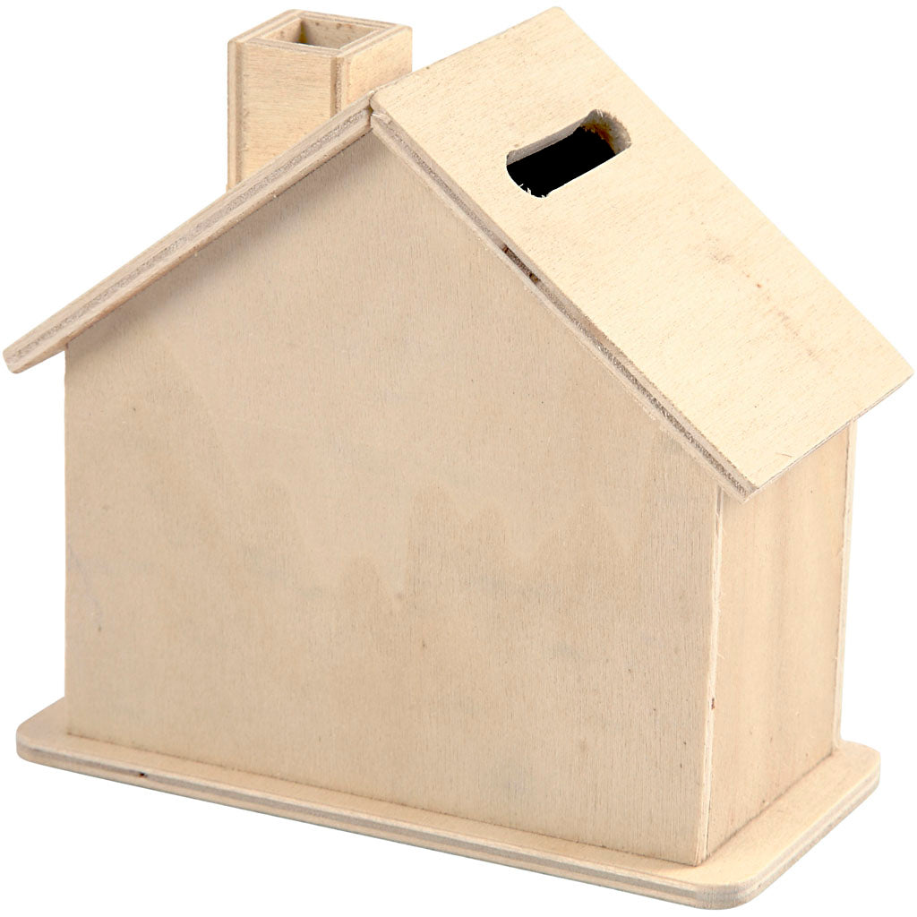 Créativ company tirelire en bois maison