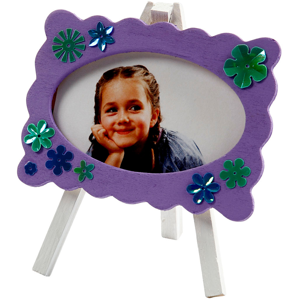 Crétiv Company Frame photo en bois sur Donkey, 13.2x11,5 cm