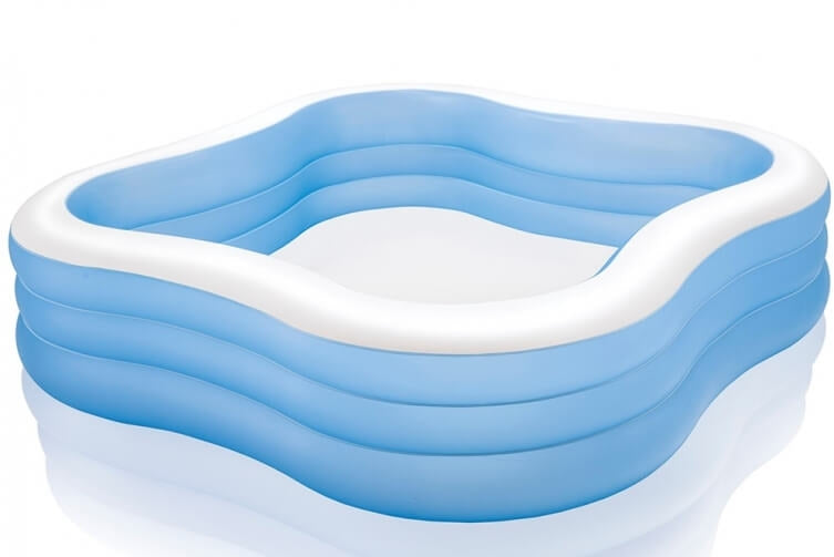 Vague de plage de piscine gonflable