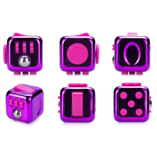 Fidget cube violet | 4 pièces