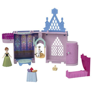 Mattel Frozen Story Stackers Le Château d'Anna dans le coffret de jeu Arendelle