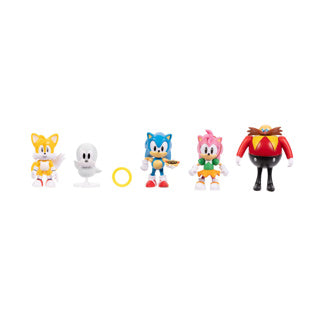 Figurine Sonic 6,5 cm vague 19 assortie | 4 pièces