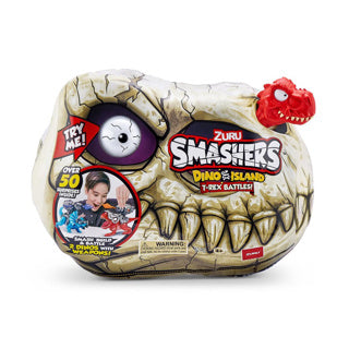 Zuru smashers ensemble de jeu de combat de t-rex sur l'île des dinosaures