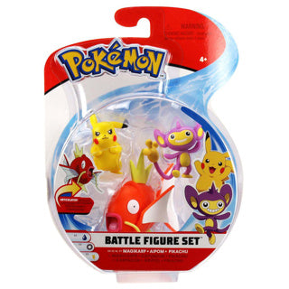 Lot de 3 figurines de combat Pokémon