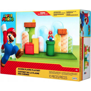 Nintendo Jakks Pacific 85991-PKR1 Super Mario Mockup Acorn Play Set - Figurines