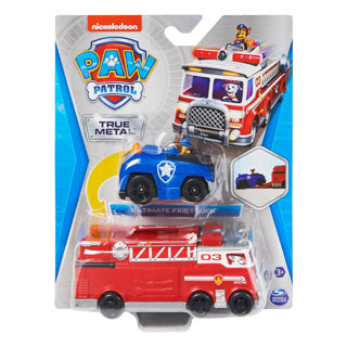 Véhicule d'équipe de camion de pompier en métal véritable Spinmaster Paw Patrol