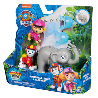 Spinmaster patte patrouille jungle chiots héros chiots marshall, éléphant de skye | 2 pièces